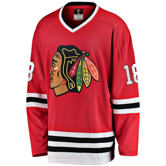 Men's Denis Savard Fanatics Blackhawks Premier Breakaway Retired Jersey - Red