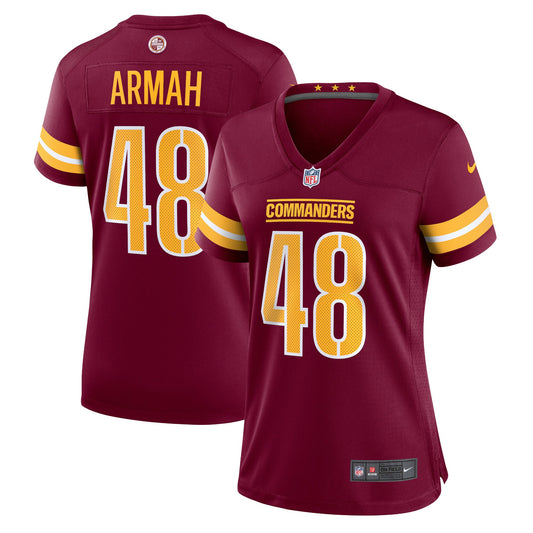 Alex Armah Washington Commanders Nike Women's Home Game Player Jersey - Burgundy