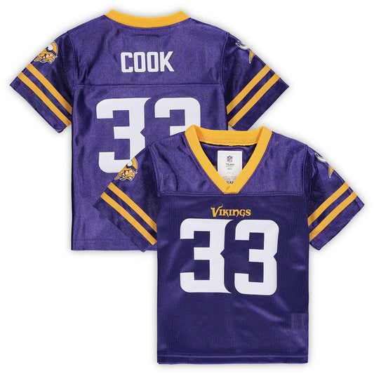 Toddler Dalvin Cook Purple Minnesota Vikings Replica Player Jersey