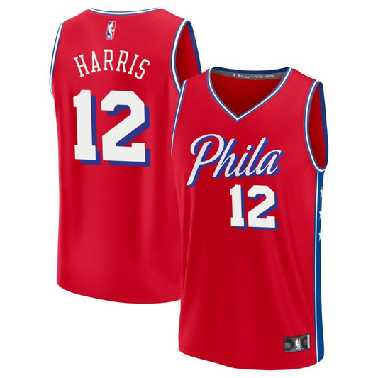 Tobias Harris Philadelphia 76ers Fanatics Branded Youth Fast Break Replica Jersey - Statement Edition - Red