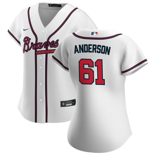 Nick Anderson Atlanta Braves Nike Women's Home Replica Jersey - White