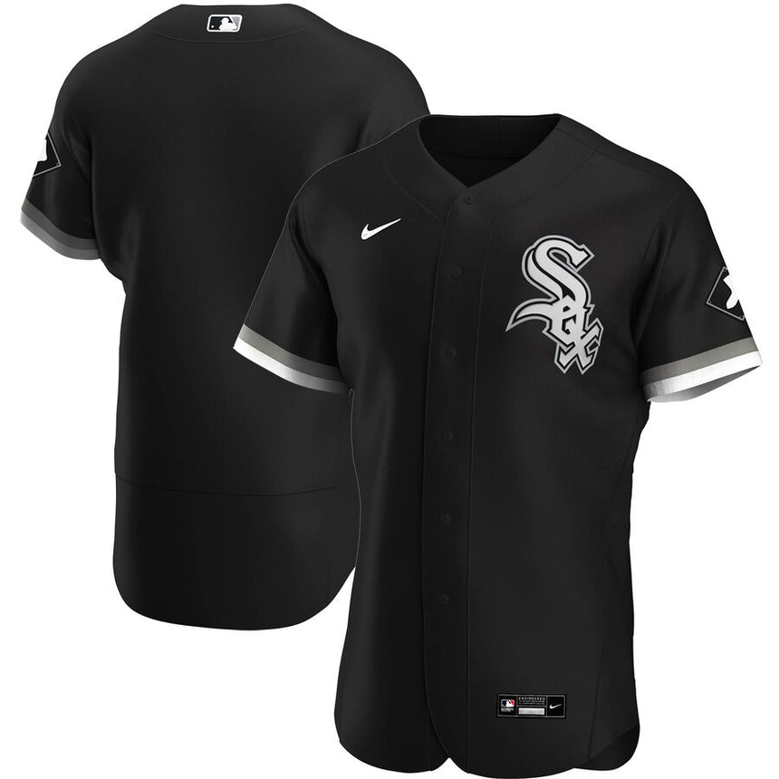 Men's Chicago White Sox Black Alternate Authentic Official Team Jersey