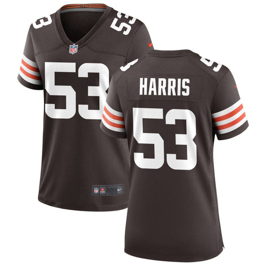 Nick Harris Nike Cleveland Browns Women's Game Jersey - Brown