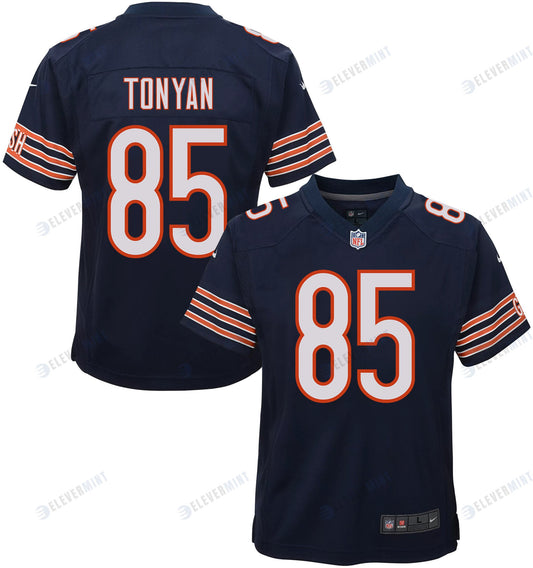 Robert Tonyan 85 Chicago Bears Youth Game Jersey - Navy